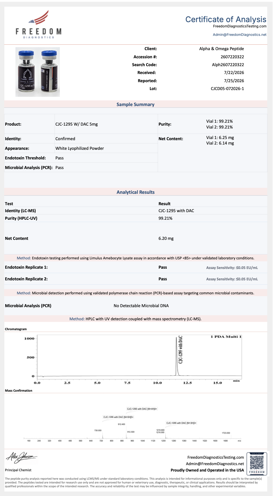 CJC-1295 W/ DAC 5MG